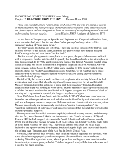 Scary predecessor: Falling Soviet nuclear reactors