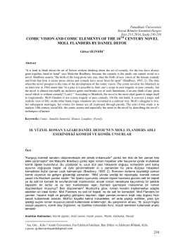 comic vision and comic elements of the 18 century novel moll