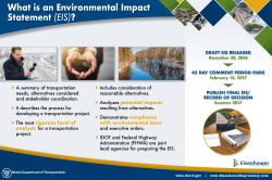 Public Hearing Exhibits: Environmental Analysis