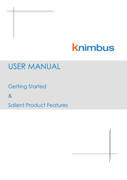 user manual