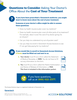 - Genentech Access Solutions
