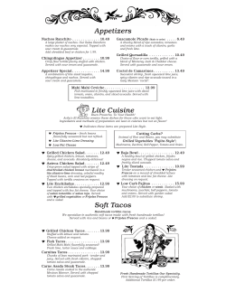 Appetizers - Avila`s El Ranchito Mexican Restaurant