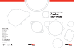 Interface Solutions Gasket Materials | R.E. Purvis