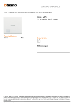 GENERAL CATALOGUE AM5915/2BH