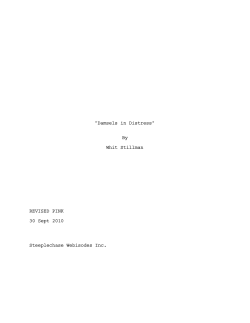 Damsels in Distress - screenplay