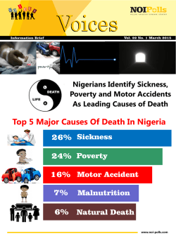Top 5 Major Causes Of Death In Nigeria 26% 6% 7% 24%