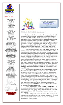 August - SIR Branch 54