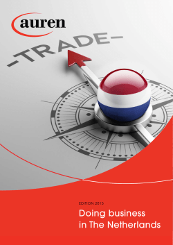 Doing business in The Netherlands