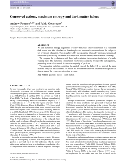 Conserved actions, maximum entropy and dark matter haloes
