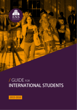 guide for international students