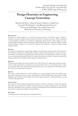 Design Heuristics in Engineering Concept Generation