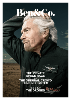 THE PRIVATE SPACE RACE THE ORIGINAL CROWD FUNDING