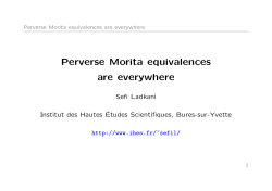 Perverse Morita equivalences are everywhere