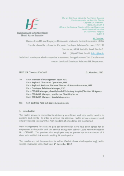 Self-Certified Paid Sick Leave Arrangements