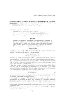 Determining convex polygons from their covariogram