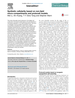 Synthetic cellularity