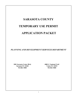 sarasota county temporary use permit application packet