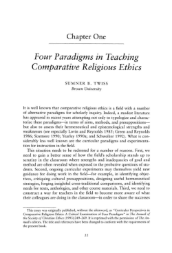 Comparative Religious Ethics - International Interfaith Dialogue India