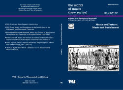 the world of music (new series)