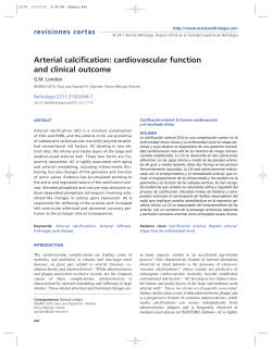 Arterial calcification: cardiovascular function and clinical outcome