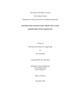 Optimization of Recovery from two