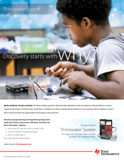 TI-Innovator&trade; System