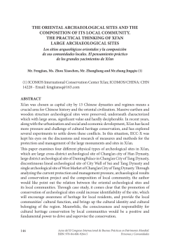 the oriental archaeological sites and the composition of its local