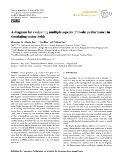 A diagram for evaluating multiple aspects of model performance in