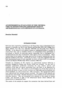 1986: An experimental evaluation of the criteria used to distinguish