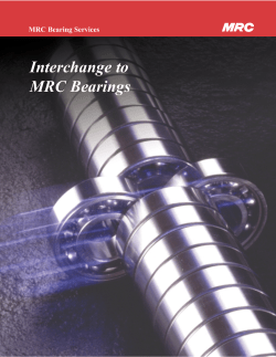 Interchange to MRC Bearings
