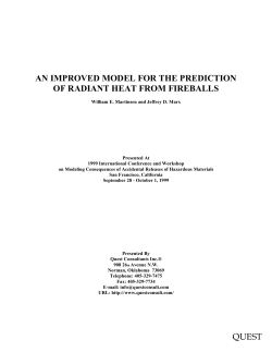 An improved model for the prediction of radiant heat from fireballs