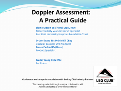 Doppler Assessment - The Lindsay Leg Club Foundation