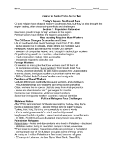 Chapter 23 Guided Notes Answer Key Today`s Issues: Southwest
