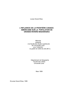 Louise Gravel Shea - Maine`s french communities / Le fait fran&ccedil;ais