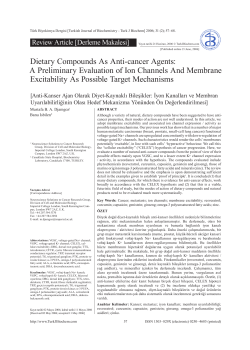Dietary Compounds As Anti-cancer Agents