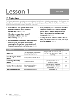 Lesson 1 - UnboundEd