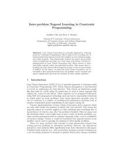 Inter-problem Nogood Learning in Constraint Programming