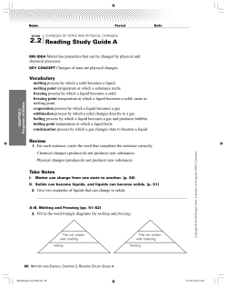 Reading Study Guide A