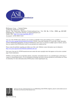 Methanex Corp. v. United States