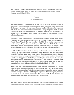 Laurel Iron Furnace History