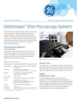 DeltaVision&trade; Elite Microscopy System
