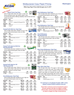 Multipurpose Copy Paper Pricing