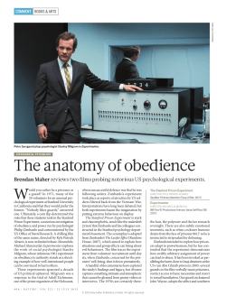 The anatomy of obedience