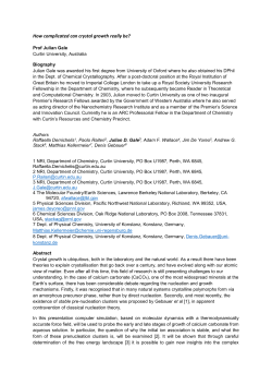 How complicated can crystal growth really be?