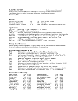 H. CURTIS MONGER Email - NMSU ACES