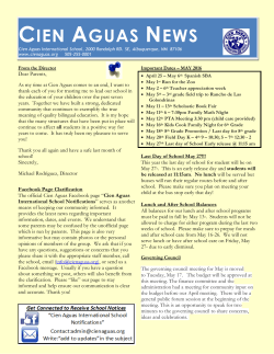 cien aguas news - Cien Aguas International School logo