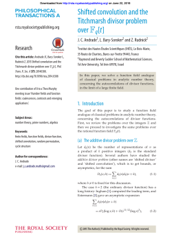 Shifted convolution and the Titchmarsh divisor problem over F q