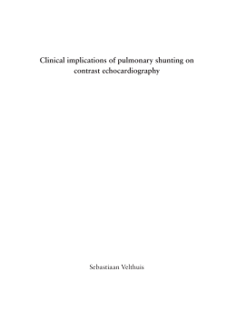 Clinical implications of pulmonary shunting on contrast