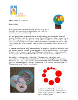 Africa Study - Torit Montessori School