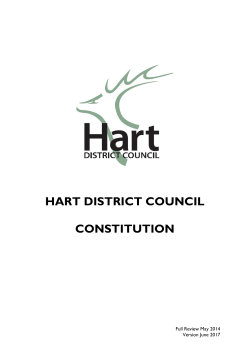 HART DISTRICT COUNCIL CONSTITUTION